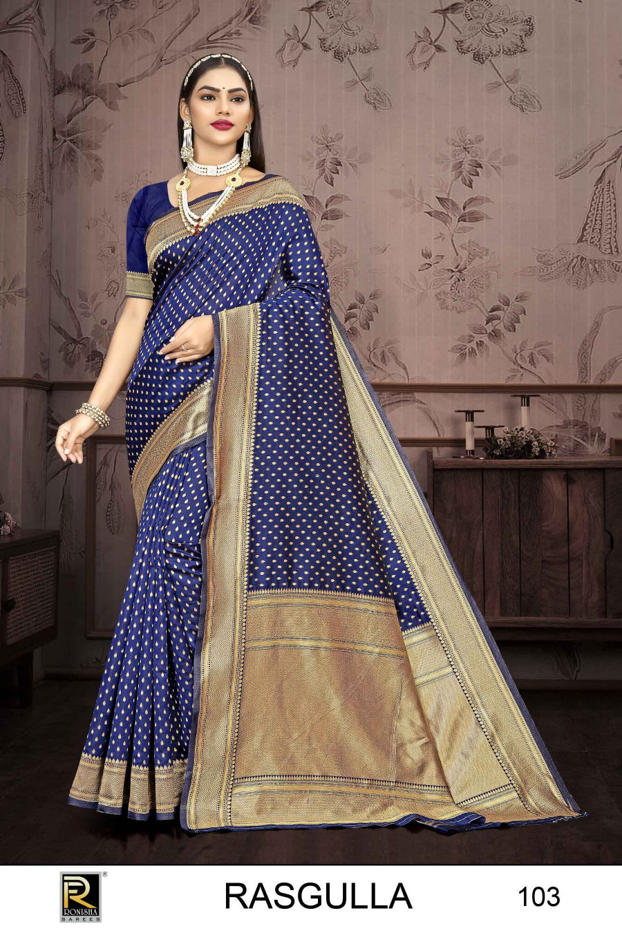 Rasgulla By Ronisha Designer Banarasi Silk Sarees Wholesale Clothing Suppliers In India

